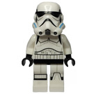 LEGO Stormtrooper avec Azur Foncé Casque Vents (Grimace) Minifigurine