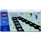 LEGO Straight Track Set (Dark Stone Gray) 2734-2 Packaging