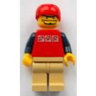 LEGO Street Hockey Player met Rood Top Minifiguur