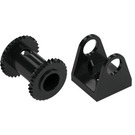 LEGO String Reel 2 x 2 Holder with Black Drum (2584)