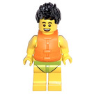 LEGO Sudsy Simon med Sort Hår Minifigur