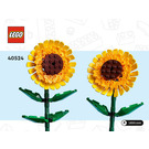 LEGO Sunflowers 40524 Instructies