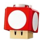 LEGO Super Mushroom (Tan Hinge) Minifigure