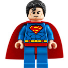 LEGO Superman mit Rote Augen auf Reverse und Stretchy Umhang Minifigur