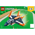 LEGO Supersonic-jet 31126 Instructions