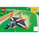 LEGO Supersonic-jet 31126 Ohjeet