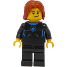 LEGO Surfare med Azure Wetsuit Minifigur