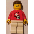 LEGO Swiss Football Player with Moustache with Stickers Minifigure