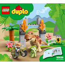 LEGO T. rex and Triceratops Dinosaur Breakout 10939 Byggeinstruksjoner