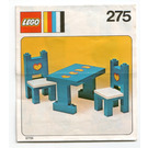 LEGO Table and chairs 275-1 Byggeinstruksjoner