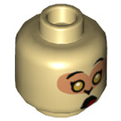 LEGO Tan Apprentice Monkey King Minifigure Head (Recessed Solid Stud) (3626 / 76848)
