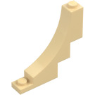 LEGO Tan Arch 1 x 5 x 4 Inverted (4294 / 30099)