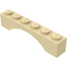 LEGO Zandbruin Boog 1 x 6 Doorlopende boog (3455)