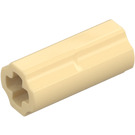 LEGO Beige Aksel Stik (Glat med 'x' hul) (59443)