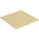 LEGO Beige Grundplatte 16 x 16 (6098 / 57916)