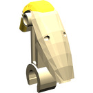 LEGO Tan Battle Droid Head with Battle Droid head with Orange Mark (30378)