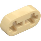 LEGO Beige Balken 2 x 0.5 mit Achse Löcher (41677 / 44862)