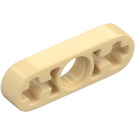 LEGO Beige Palkki 3 x 0.5 Ohut jossa Akseli Reiät (6632 / 65123)