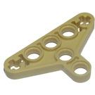 LEGO Tan Beam 3 x 5 x 0.5 Triangle Thin Type 1 (2905)