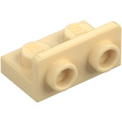 LEGO Brungul Fäste 1 x 2 med 1 x 2 Upp (99780)