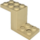 LEGO Beige Staffa 2 x 5 x 2.3 senza supporto per bottoncino interno (6087)