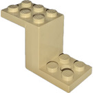 LEGO Tan Bracket 2 x 5 x 2.3 without Inside Stud Holder (6087)