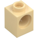 LEGO Beige Stein 1 x 1 mit Loch (6541)