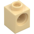 LEGO Tan Brick 1 x 1 with Hole (6541)