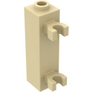 LEGO Tan Brick 1 x 1 x 3 with Vertical Clips (Hollow Stud) (42944 / 60583)