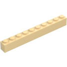 LEGO Beige Palikka 1 x 10 (6111)