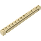 LEGO Tostado Ladrillo 1 x 14 con Channel (4217)