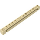 LEGO Tan Brick 1 x 14 with Groove (4217)