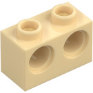 LEGO Beige Klods 1 x 2 med 2 Huller (32000)