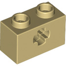 LEGO bronzer Brique 1 x 2 avec Essieu Trou (ouverture '+' et tube inférieur) (31493 / 32064)