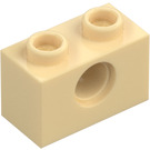 LEGO Beige Stein 1 x 2 mit Loch (3700)