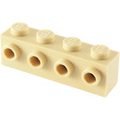 LEGO Tan Brick 1 x 4 with 4 Studs on One Side (30414)