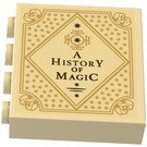 LEGO Tan Brick 1 x 4 x 3 with ‘A HISTORY OF MAGIC’ Book Cover Sticker (49311)