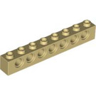 LEGO Tan Brick 1 x 8 with Holes (3702)