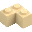 LEGO Beige Klods 2 x 2 Hjørne (2357)