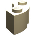 LEGO Tan Brick 2 x 2 Round Corner with Stud Notch and Normal Underside (3063 / 45417)