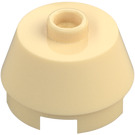 LEGO Tan Brick 2 x 2 Round with Sloped Sides (98100)