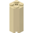 LEGO Tan Brick 2 x 2 x 3.3 Octagonal (6037)