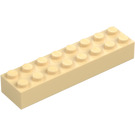 LEGO Beige Mattoncino 2 x 8 (3007 / 93888)