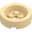 LEGO Tan Brick 4 x 4 Round with Recessed Center (68325)