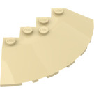 LEGO Tan Brick 6 x 6 Round (25°) Corner (95188)