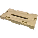 LEGO Beige Klods 8 x 16 x 1.3 med Sliding Stand Slot (41819)