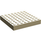 LEGO Tan Brick 8 x 8 (4201 / 43802)
