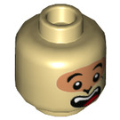 LEGO Tan Brother Monkey Minifigure Head (Recessed Solid Stud) (3626 / 76841)