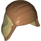 LEGO Tan Cap with Neck Protector with Flesh Top (27321 / 28228)