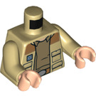 LEGO bronzer Captain Antilles Minifig Torse (973 / 76382)